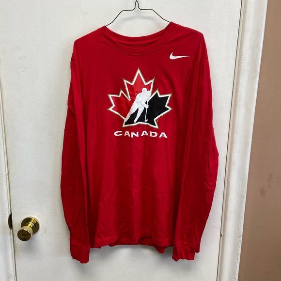 Nike Team Canada Long-sleeve Top Mens size Large - Picture 2 of 7